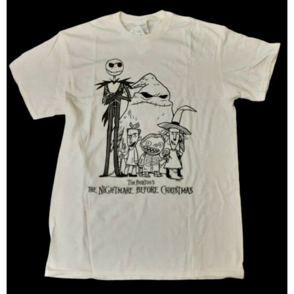 Nightmare Before Christmas Mens T Shirt Medium - Picture 3 of 5
